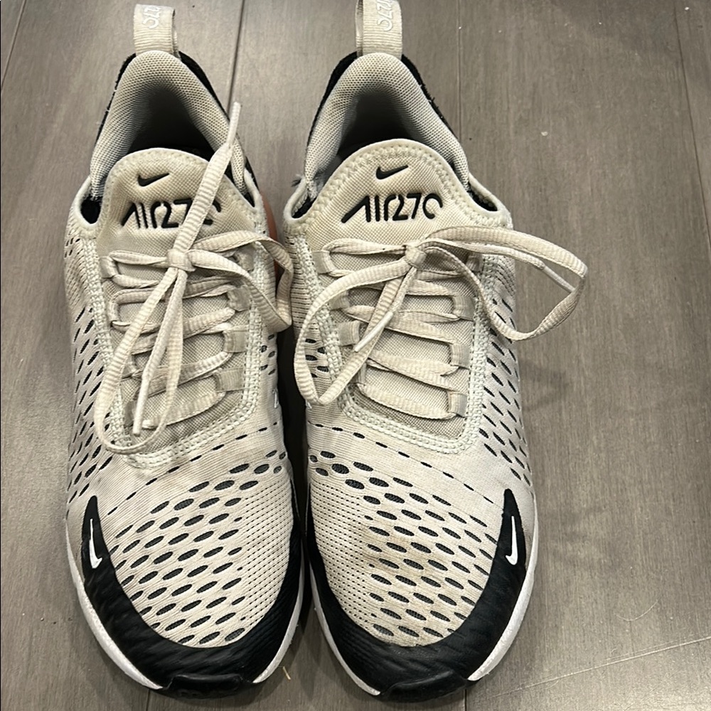 Nike Air Zoom Sneakers in Cream and Black